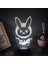 Overwatches Ow 3D Oğlan Için Gece Işığı 16 Renk Kız Odası Dekoru Illusion LED Lamba USB Overwatches Ow Figure Uygun Çocuklar Fanlar Yılbaşı Hediyeleri (Siyah Lamba) (Yurt Dışından) 1