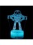 Hayranları Için Anime Disneyed 3D Nightlight 16 Renk Dekor Illusion Uzaktan Kumandalı LED Lamba, Manga Buzz Lightyear Şekil Noel Hediyesi Oyuncaklar Çocuklar/erkekler (Yurt Dışından) 1