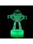 Hayranları Için Anime Disneyed 3D Nightlight 16 Renk Dekor Illusion Uzaktan Kumandalı LED Lamba, Manga Buzz Lightyear Şekil Noel Hediyesi Oyuncaklar Çocuklar/erkekler (Yurt Dışından) 3