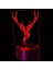 3D Geyik Gece Lambası Masa Danışma Optik Illusion Lambaları 7 Renk Değiştirme Işıkları LED Masa Lambası Noel Ev Aşk Doğum Günü Çocuk Çocuk Dekor Oyuncak Hediye (Yurt Dışından) 3