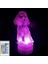 3D Köpek Gece Lambası LED Lamba Illusion 16 Renk Değiştiren Masa Masa Dekorasyon Lambaları Doğum Günü Hediyesi Akrilik Taban USB Kablosu Oyuncak (Yurt Dışından) 4