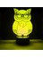 3D Baykuş Kartal Gece Lambası LED Lamba Illusion 7 Renk Değiştirme Dokunmatik Anahtarı Masa Masa Dekorasyon Lambaları Doğum Günü Hediyesi Akrilik Taban USB Kablosu Oyuncak (Yurt Dışından) 3