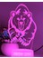 3D Ayı Gece Lambası LED Lamba Illusion 7 Renk Değiştiren Masa Masa Dekorasyon Lambaları Doğum Günü Hediyesi Akrilik Taban USB Kablosu Oyuncak (Yurt Dışından) 2