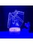 3D LED Lamba Anime Testere Adam Yatak Odası Dekorasyon Gece Lambası Çocuklar Için Doğum Günü Hediyesi Manga Testere Adam LED Gece Lambası Başucu (Yurt Dışından) 1