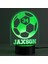 Futbol Topu Çok Renkli LED Gece Lambası, Özel Isim ve Jersey Numarası Akrilik Tasarım Ekleme Üzerine Lazer Kazınmış | Temel Projeler 7 Rgb Renk | USB Güç Kablosu Içerir, 5,5x8,5 (Yurt Dışından) 1