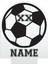 Futbol Topu Çok Renkli LED Gece Lambası, Özel Isim ve Jersey Numarası Akrilik Tasarım Ekleme Üzerine Lazer Kazınmış | Temel Projeler 7 Rgb Renk | USB Güç Kablosu Içerir, 5,5x8,5 (Yurt Dışından) 4