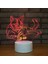 3D Kedi Gece Işığı Lambası Illusion Gece Lambası 7 Renk Değiştirme Dokunmatik Anahtar Masa Masa Dekorasyon Lambaları Hediye Akrilik Düz Abs Taban USB Kablosu Oyuncak (Yurt Dışından) 3