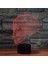 3D Kafatası Gece Işığı Lambası Illusion Gece Lambası 7 Renk Değiştirme Dokunmatik Anahtar Masa Masa Dekorasyon Lambaları Hediye Akrilik Düz Abs Taban USB Kablosu Oyuncak (Yurt Dışından) 2