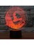 3D Kayak Gece Lambası LED Lamba Illusion 7 Renk Değiştirme Dokunmatik Anahtarı Masa Masa Dekorasyon Lambaları Doğum Günü Hediyesi Akrilik Taban USB Kablosu Oyuncak (Yurt Dışından) 3