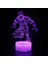 Akıllı Dokunuşlu 3D LED Akrilik Illüzyon Gece Lambası 7 Renk Değişken Kısılabilir USB Powered Yatak Odası Çocuklar Için Dekoratif Masa Lambası Erkek ve Kız Hediyeler Noel Cadılar B (Yurt Dışından) 4