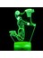 3D Basketbol Oyuncusu Gece Işığı Lambası Illusion 7 Renk Değiştirme Dokunmatik Anahtarı Masa Danışma Dekorasyon Lambaları Akrilik Düz Abs Taban USB Kablosu Oyuncak ile Hediye (Yurt Dışından) 3