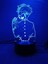 Mob Psycho 100 Anime 3D Gece Lambası Boy Için 16 Renk Kız Odası Dekor Illusion LED Lamba USB Manga Arataka Reigen Şekil Uygun Çocuklar Hayranlar Yılbaşı Hediyeleri (Yurt Dışından) 1