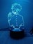 Mob Psycho 100 Anime 3D Gece Lambası Boy Için 16 Renk Kız Odası Dekor Illusion LED Lamba USB Manga Arataka Reigen Şekil Uygun Çocuklar Hayranlar Yılbaşı Hediyeleri (Yurt Dışından) 4