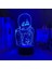 Testere Adam Anime 3D Gece Lambası Boy Için 16 Renkler Kız Odası Dekor Illusion LED Lamba USB Manga Pochita Şekil Uygun Çocuklar Fanlar Noel Hediyeleri (Yurt Dışından) 1