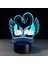 Çocuklar Gece Lambası Kuğu 3D Optik LED Illusion Lambası USB Uzaktan Kumanda ile 16 Renk Değiştirme Doğum Günü Xmas Yeni Yıl Hediye Fikri Erkek Kız Çocuklar Için (Yurt Dışından) 1