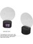 LED Gece Lambası, 3D Geyik Tasarımı 9 Zil Sesi Renkli Karartma Fonksiyonu Beyaz Arka Işık LED Gece Lambası Saat Ev Için Yatak Odası Için Erteleme Fonksiyonu (Yurt Dışından) 3