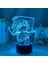 Belirli Bir Bilimsel Railgun Anime 3D Erkek Için Gece Lambası 16 Renk Kız Odası Dekoru Illusion LED Lamba USB Manga Misaka Mikoto Şekil Uygun Çocuklar Hayranlar Yılbaşı Hediyeleri (Yurt Dışından) 5