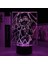 Fairy Tail Anime 3D Gece Lambası Boy Için 16 Renkler Kız Odası Dekor Illusion LED Lamba USB Manga Erza Natsu Dragneel Şekil Uygun Çocuklar Hayranlar Yılbaşı Hediyeleri (Yurt Dışından) 1