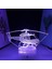 Hava Uçak Modeli 3D Gece Lambası Ev Yatak Odası Masa Dekorasyonu Çocuk Hediyesi Için Helikopter USB Şarj, B-16 Renkli Uzaktan Kumandalı (Yurt Dışından) 4