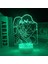Şafak Anime 3D Gece Lambası Boy Için 16 Renkler Kız Odası Dekor Illusion LED Lamba USB Manga Yona Şekil Uygun Çocuklar Fanlar Noel Hediyeleri (Yurt Dışından) 2