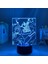 3D Optik Illüzyon Gece Işıkları Anime Academia Dabi Kedi Odası Dekorasyon Için Ev Aydınlatma Hediye 3D LED Lamba Manga Dabi Pxjd (Yurt Dışından) 1