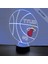 Miami Basketbol Isı Sporları Gece Işığı Masa Masa Lambası Spor Kask LED El Yapımı Uzaktan Kumanda ile Kişiselleştirilmiş Büyük Hediye (Yurt Dışından) 1