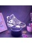 Sneakers 3D Erkek Için Gece Lambası 16 Renk Kız Odası Dekoru Illusion LED Lamba USB Sneakers Şekil Uygun Çocuk Hayranları Noel Hediyeleri (Siyah Lamba) (Yurt Dışından) 1
