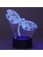 3D Gece Işığı, USB Powered Canlı 7 Renk Değiştirme 3D Doğum Günü Hediyesi Için Oturma Odası Için Dekoratif Lamba (Yurt Dışından) 4
