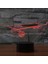 3D Vizyon USB 7 Renk Değiştirme Gece Lambası Masa Masa 3D LED Illusion Kaykay Lambası (Yurt Dışından) 1