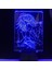 Lmlyoo Anime Muz Balık 3D Hayranları Için Gece Lambası 16 Renkler Dekor Illusion Uzaktan Kumandalı LED Lamba, Manga Kül Lynx Şekil Noel Hediyesi Oyuncaklar Çocuklar/erkekler (Yurt Dışından) 3