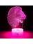 3D Aslan Gece Lambası Masa Danışma Optik Illusion Lambaları 7 Renk Değiştirme Işıkları LED Masa Lambası Noel Ev Aşk Doğum Günü Çocuk Çocuk Dekor Oyuncak Hediye (Yurt Dışından) 2