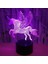 Çocuklar Için Unicorn 3D Gece Işığı, Illüzyon Lambası Dokunmatik Masa Masası LED Lamba USB Kablosu ile 7 Renk Değiştirme, Erkekler ve Kızlar Için Tatil Doğum Günü Yılbaşı Hediyeler (Yurt Dışından) 1