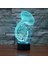 Lamba 3D LED Müzik Aleti Desen Gece Lambası, Komodin 16 Renk Değiştirme Atmosfer Lambası, Çocuklar Için USB Kablosu ile Yatak Odası Dekorasyonu Noel Doğum Günü Hediyesi (Yurt Dışından) 1