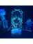 Genshin Darbe Oyunu 3D Erkek Için Gece Lambası 16 Renk Kız Odası Dekoru Illusion LED Lamba USB Oyunu Raiden Shogun Şekil Uygun Çocuklar Hayranlar Noel Hediyeleri (Crack) (Yurt Dışından) 1