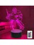 3D Buz Hokeyi Oyuncusu Gece Işığı Lambası Illusion Gece Lambası 16 Renk Değiştirme Masası Masa Dekorasyon Lambaları Hediye Akrilik Düz Abs Taban USB Kablosu Oyuncak (Yurt Dışından) 2