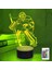 3D Buz Hokeyi Oyuncusu Gece Işığı Lambası Illusion Gece Lambası 16 Renk Değiştirme Masası Masa Dekorasyon Lambaları Hediye Akrilik Düz Abs Taban USB Kablosu Oyuncak (Yurt Dışından) 3