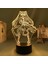 Çocuklar Için Sabit Gece Işığı, 3D Illüzyon Işığı 7 Renk Değişimi Tatil Doğum Günü Manga LED Benim Yatak Odası Dekorasyon Gece Lambası Hediye Akrilik Anime 3D Işık Odası Dekorasyon (Yurt Dışından) 1