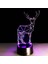 Çocuklar Için 3D Gece Lambası, 3D Soyut Hayvan Fawn Fawn Illusion Gece Lambası, Zamanlama Uzaktan Kumandalı Dekor Lambası Yeni Yıl Tatili Çocuklar Için Noel Doğum Günü Hediyeleri Ç (Yurt Dışından) 4