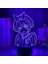 3D Lamba Anime Bir Kız Arkadaşı Kiralama Sarashina Ruka Gece Lambası Çocuklar Için Yatak Odası Dekoru Doğum Günü Hediyesi Manga Kanojo Okarishimasu Lambası (Yurt Dışından) 1