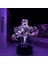 Genshin Etki Oyunu 3D Erkek Için Gece Lambası 16 Renkler Kız Odası Dekoru Illusion LED Lamba USB Oyunu Raiden Shogun Şekil Uygun Çocuklar Fanlar Noel Hediyeleri (Yurt Dışından) 1