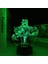 Genshin Etki Oyunu 3D Erkek Için Gece Lambası 16 Renkler Kız Odası Dekoru Illusion LED Lamba USB Oyunu Raiden Shogun Şekil Uygun Çocuklar Fanlar Noel Hediyeleri (Yurt Dışından) 5