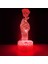 3D Gül Çiçek Gece Lambası LED Lamba Illusion 7 Renk Değiştirme Dokunmatik Anahtar Masa Masa Dekorasyon Lambaları Doğum Günü Hediyesi Akrilik Taban USB Kablosu Oyuncak (Yurt Dışından) 1