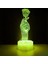 3D Gül Çiçek Gece Lambası LED Lamba Illusion 7 Renk Değiştirme Dokunmatik Anahtar Masa Masa Dekorasyon Lambaları Doğum Günü Hediyesi Akrilik Taban USB Kablosu Oyuncak (Yurt Dışından) 2