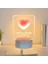 3D Masa Lambası Yaratıcı LED Gece Lambası, Çocuk Odası Atmosfer Işığı, USB Powered 7 Renk Ev Dekorasyon Işıkları Erkekler ve Kızlar Için Sevgililer Günü Hediyeleri (Çift Aşk) (Yurt Dışından) 4