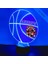 Toronto Basketbol Raptors Spor Gece Işığı Masa Masa Lambası Spor Kask LED El Yapımı Uzaktan Kumanda ile Kişiselleştirilmiş Büyük Hediye (Yurt Dışından) 1