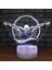 Lamba 3D LED Insanlar Yüzme Gece Lambası, Komidin 16 Renk Değiştirme Atmosfer Lambası Çocuklar Için USB Kablosu ile Yatak Odası Dekorasyonu Noel Doğum Günü Hediyesi (Yurt Dışından) 1