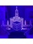 3D Müslüman Islam Allah Kalesi Gece Lambası Masa Danışma Optik Illüzyon Lambaları 7 Renk Değiştiren Işıklar LED Masa Lambası Noel Ev Aşk Doğum Günü Çocuk Çocuk Dekor Oyuncak Hediye (Yurt Dışından) 1
