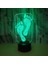LED Gece Işıkları 3D Illusion Ayak Izi Başucu Masa Lambası 16 Renk Değiştirme Uyku Aydınlatması Yetişkin Erkek Çocuk Oyuncakları Için Akıllı Dokunmatik Düğme ile Yaratıcı Dekorasyo (Yurt Dışından) 4