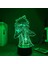 USB 3D Anime Illusion Lambası Nagito Komaeda Yatak Odası Dekorasyonu Için LED Gece Işığı Lambası 7 Renk Dokunmatik/uzaktan Kumanda 16 Renk Akrilik Neon Lamba Çocuk Doğum Günü Hediy (Yurt Dışından) 4