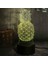 3D Illusion Gece Lambası Ananas Şekli Dokunmatik Masa Masa Lambası, Uzaktan Kumandalı 16 Renk Değiştiren Optik USB Çocuklar Için LED Gece Lambası Doğum Günü Tatil Hediye Odası Deko (Yurt Dışından) 1